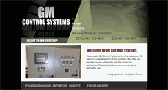 Desktop Screenshot of gmcontrolsystems.com